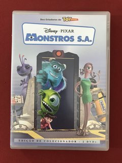 DVD Duplo - Monstros S. A.  - Disney/ Pixar - Seminovo