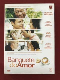 DVD Duplo - Banquete Do Amor - Morgan Freeman - Seminovo