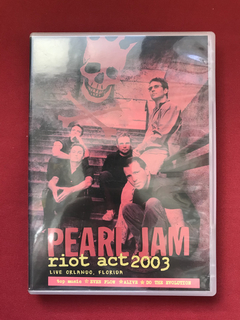 DVD - Pearl Jam - Riot Act 2003 - Seminovo