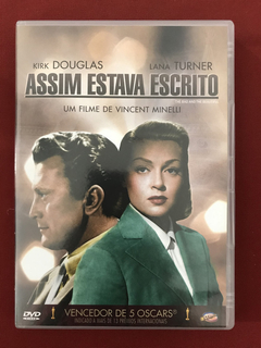 DVD - Assim Estava Escrito - Kirk Douglas/ Lana T.  - Semin.