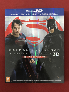 Blu-ray- Batman Vs Superman - A Origem Da Justiça - Seminovo