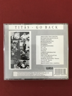 CD - Titãs - Go Back - Nacional- Seminovo - comprar online