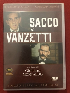 DVD - Sacco E Vanzetti - Dir. Giuliano Montaldo - Seminovo