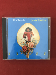 CD - Elba Ramalho - Coração Brasileiro - Nacional - Seminovo