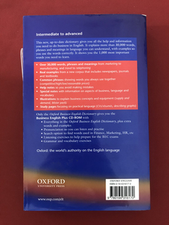 Livro - Oxford Business English Dictionary - Com CD-Rom - comprar online