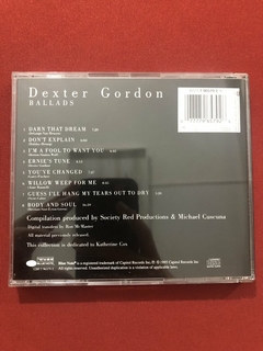 CD - Dexter Gordon - Ballads - Importado - Seminovo - comprar online