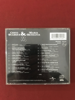 CD - Chico Buarque E Maria Bethânia - Ao Vivo - Nacional - comprar online