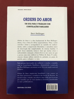 Livro - Ordens Do Amor - Bert Hellinger - Cultrix - Seminovo - comprar online