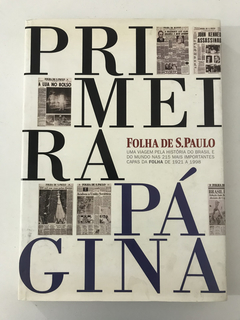 Livro - Primeira Página - Folha de S. Paulo - Capa Dura