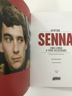 Livro - Ayrton Senna - Uma Lenda A Toda Velocidade - Sebo Mosaico - Livros, DVD's, CD's, LP's, Gibis e HQ's