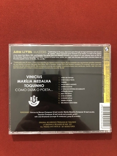 CD - Marília Medalha E Toquinho - Como Dizia O Poeta - Semin - comprar online