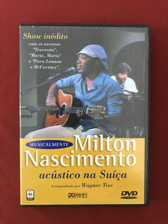 DVD - Milton Nascimento Acústico Na Suíça - Seminovo