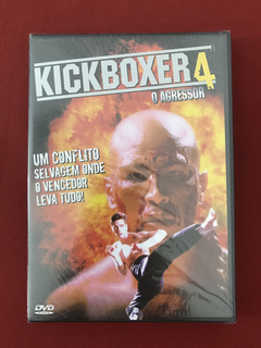 DVD - Kickboxer 4 - O Agressor - Sasha Mitchell - Novo