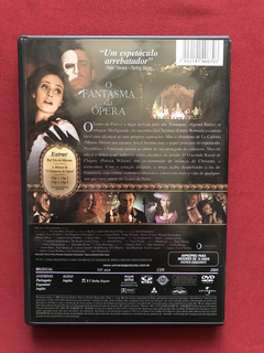 DVD - O Fantasma Da Ópera- Gerard Butler/ Emmy Rossum- Semin - comprar online