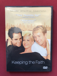 DVD - Keeping The Faith (Tenha Fé) - Ben Stiller - Seminovo