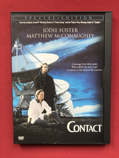 DVD - Contact (Contato) - Jodie Foster/ Matthew Mc. - Semin.