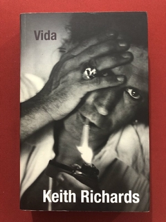 Livro - Vida - Keith Richards - Editora Globo - Seminovo