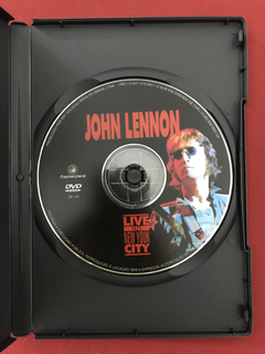 DVD - John Lennon & Yoko Ono - Live In New York - Seminovo - Sebo Mosaico - Livros, DVD's, CD's, LP's, Gibis e HQ's