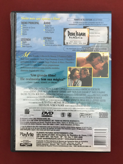 DVD - Don Juan De Marco - Johnny Depp/ Faye D. - Seminovo - comprar online