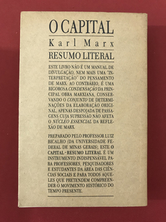 Livro- O Capital - Resumo Literal - Luiz de Carvalho Bicalho - comprar online
