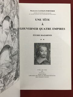 Livro - Une Tête À Gouverner Quatre Empires - Seminovo - Sebo Mosaico - Livros, DVD's, CD's, LP's, Gibis e HQ's
