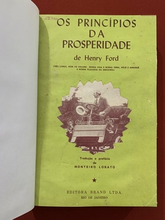 Livro - Os Princípios Da Prosperidade - Henry Ford - Ed. Brand - comprar online