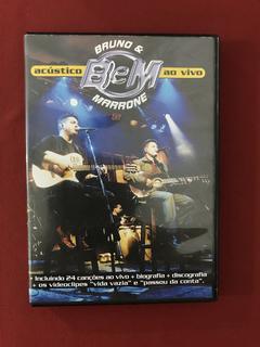 DVD - Acústico Bruno & Marrone Ao Vivo - Show Musical