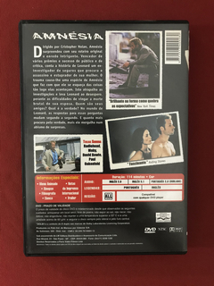 DVD - Amnésia - Guy Pearce - Dir: Christopher Nolan - comprar online