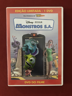 DVD - Monstros S.A. - Dir: Pete Docter - Seminovo