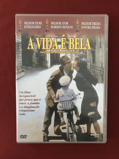 DVD - A Vida É Bela - Dir: Roberto Benigni - Seminovo