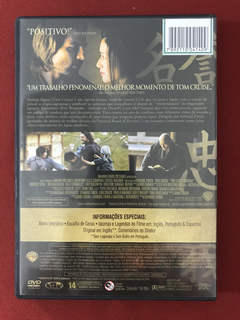 DVD - O Último Samurai - Direção: Edward Zwick - Seminovo - comprar online