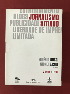 DVD - 2 Discos + Livro - Jornalismo Sitiado - Seminovo