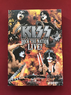 DVD - Box Kiss - Rock The Nation Live! - 2 Discos - Seminovo