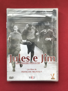 DVD- Jules E Jim - Uma Mulher Para Dois- Jeanne Moreau- Novo