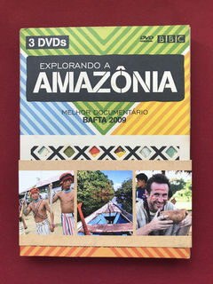 DVD - Explorando A Amazônia - 8 Meses De Viagem - 3 Discos