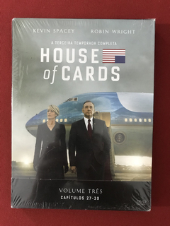 DVD - House Of Cards - Terceira Temp. Completa - Novo