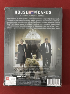 DVD - House Of Cards - Terceira Temp. Completa - Novo - comprar online
