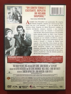 DVD - Suspeita - Cary Grant - Alfred Hitchock - Seminovo - comprar online