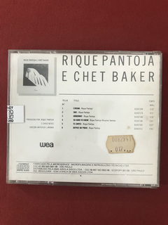 CD - Rique Panjota & Chet Baker - Cinema - 1987 - Nacional - comprar online