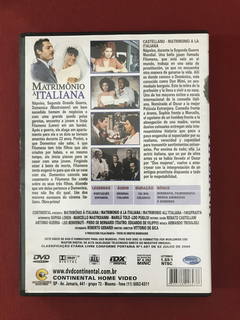 DVD - Matrimônio À Italiana - Dir: Vittorio De Sica - comprar online