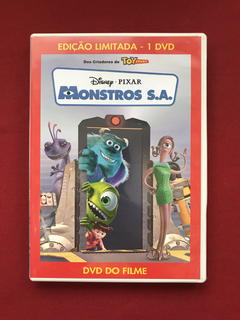 DVD - Monstros S.A. - Walt Disney/ Pixar - Seminovo