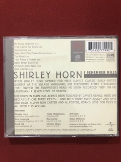 CD - Shirley Horn - I Remember Miles - Nacional - Seminovo - comprar online