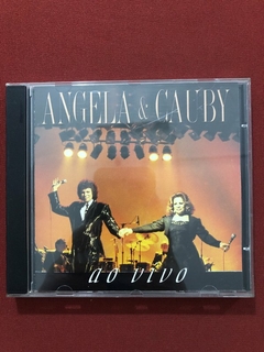 CD - Angela & Cauby - Ao Vivo - Onde Anda Você - Seminovo