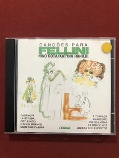CD - Nino Rota/ Katyna Ranieri - Canções Para Fellini - Semi