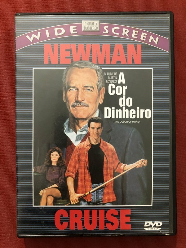 DVD - A Cor Do Dinheiro - Newman E Tom Cruise - Seminovo