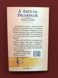Livro - A Arte Da Prudêcia - Baltasar Gracián - Martin Cla. - comprar online