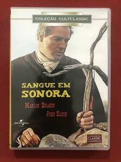 DVD - Sangue Em Sonora - Marlon Brando E John Saxon