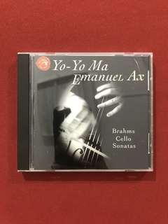 CD - Yo-Yo Ma, Emanuel Ax - Brahms Cello Sonatas - Seminovo
