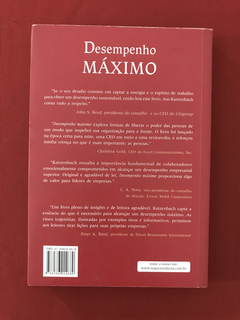 Livro - Desempenho Máximo - Jon R. Katzenbach - Negócio - comprar online