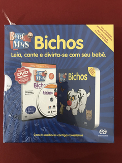 Livro + DVD - Bichos - Coleção Bebê Mais - Ed. Ática - Novo